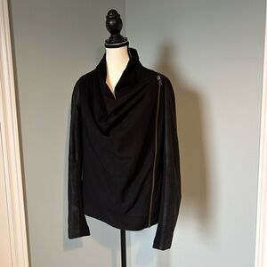 Helmut Lang Stand-Collar Technical Shell Jacket - Black - Size M